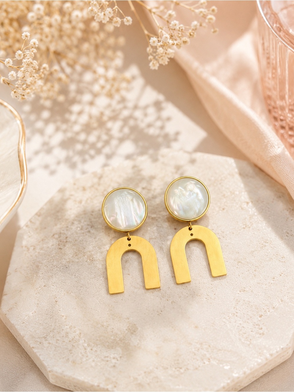 Adornia Arch Statement Drop Earrings